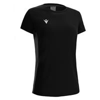 Lute Womens Cotton T-shirt BLK/ANT XL T-skjorte med feminint snitt